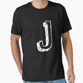 Letter J Alphabet Group Halloween Costume T-Shirt - Minimalist Print Unisex - T-Shirt, Sweatshirt, Hoodie