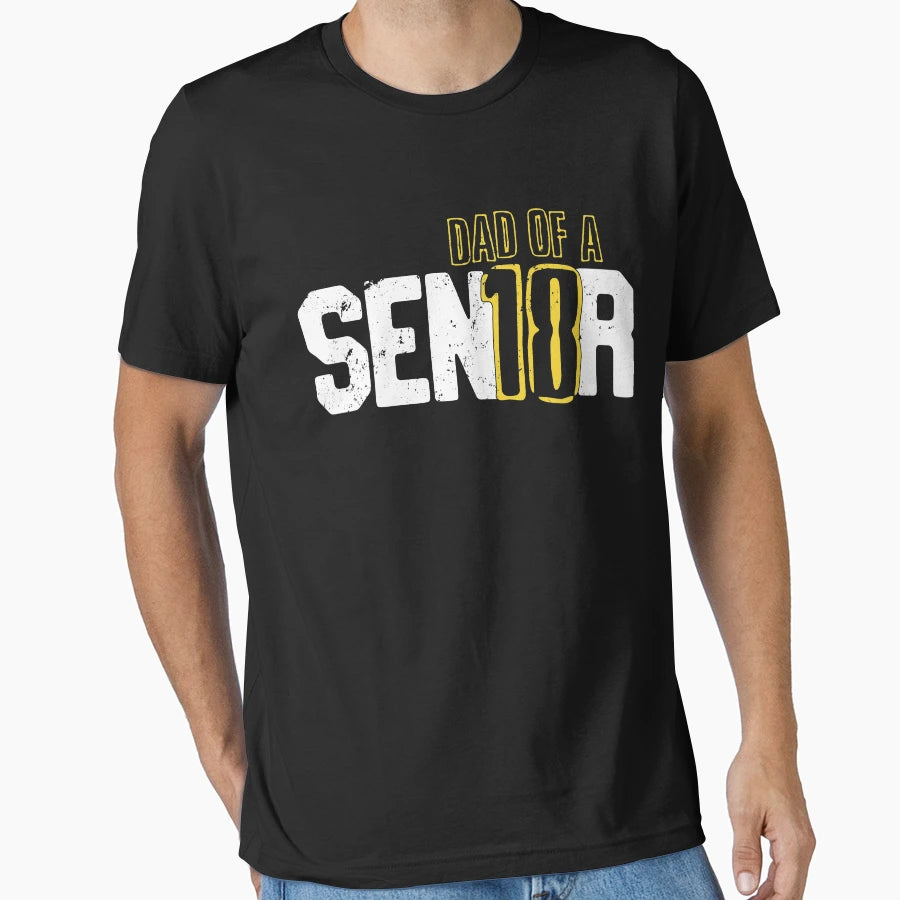 Senior 2018 Dad Sen18R Fathers Day Gift T-Shirt - Unique Graphic Men Women - T-Shirt, Sweatshirt, Hoodie