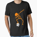 Dabbing Skeleton Soccer Soccer Soccer Hoodie - Custom Art Print Unisex - T-Shirt, Sweatshirt, Hoodie
