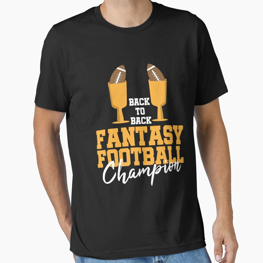 Fantasy Football Champion T-Shirt - Unique Graphic for Adults - T-Shirt, Sweatshirt, Hoodie