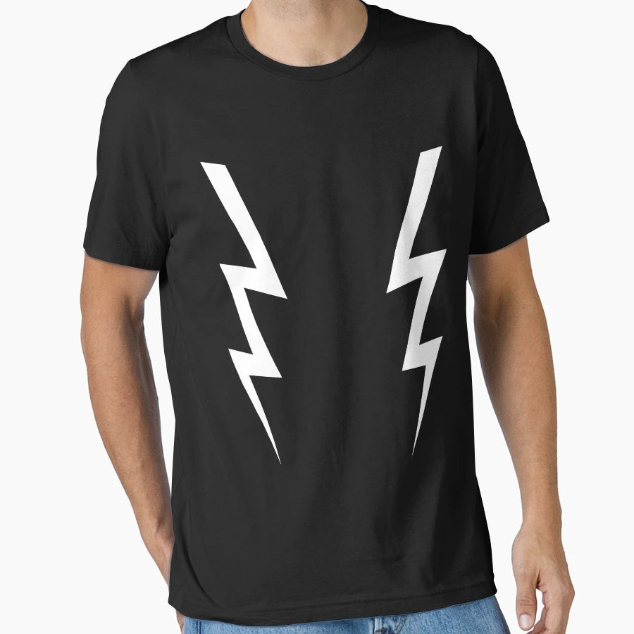 Awesome Double White Boosh Lightning T-Shirt - Streetwear Style Unisex - T-Shirt, Sweatshirt, Hoodie