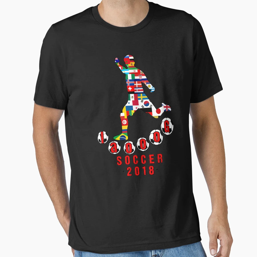 Russia 2018 World Cup Soccer Qualified T-Shirt - Graphic Print Men Women - T-Shirt, Sweatshirt, Hoodie