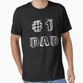 No 1 Dad T-Shirt - Trendy Graphic Unisex - T-Shirt, Sweatshirt, Hoodie