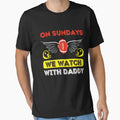 Sundays We Watch Football Daddy T-Shirt - Graphic Print for Adults - T-Shirt, Sweatshirt, Hoodie