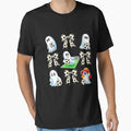 Soccer Ghosts And Bows T-Shirt - Custom Art Print Men Women - T-Shirt, Sweatshirt, Hoodie