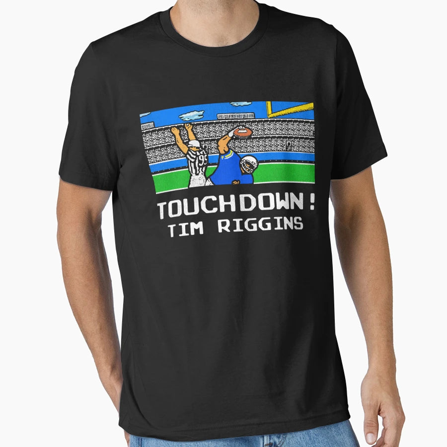 Tecmo Tim Riggins Touchdown T-Shirt - Graphic Print Men Women - T-Shirt, Sweatshirt, Hoodie
