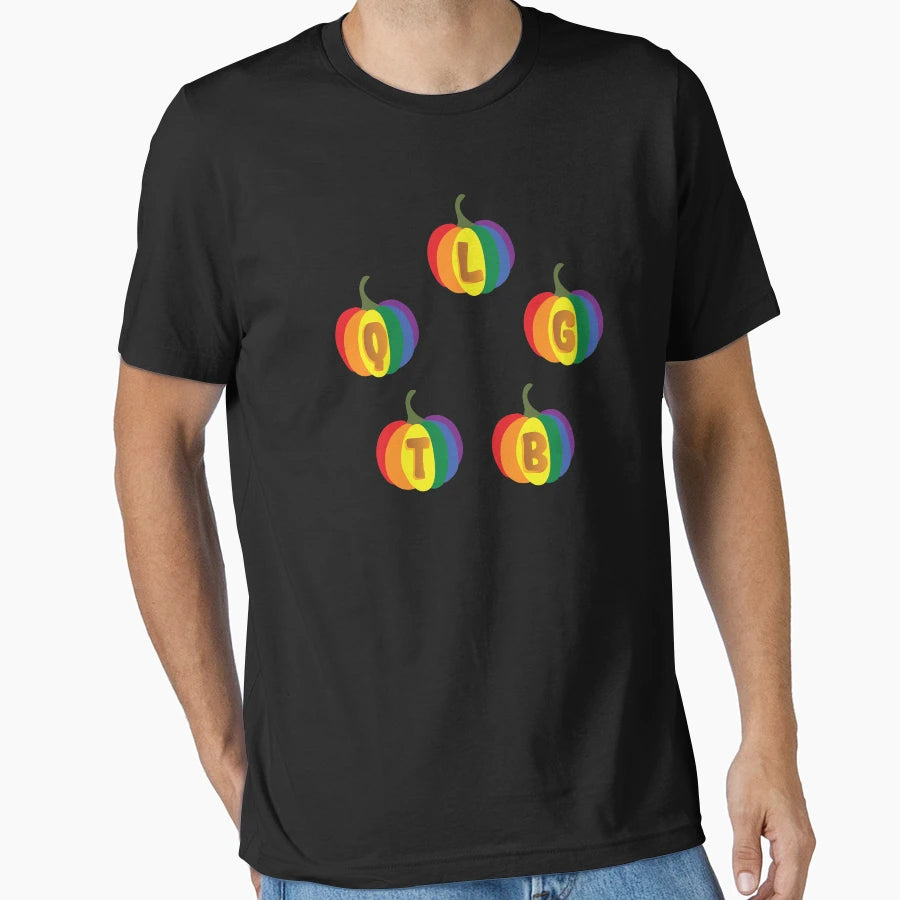 Lgbtq Jack O Lanterns Funny Halloween T-Shirt - Unique Graphic Unisex - T-Shirt, Sweatshirt, Hoodie