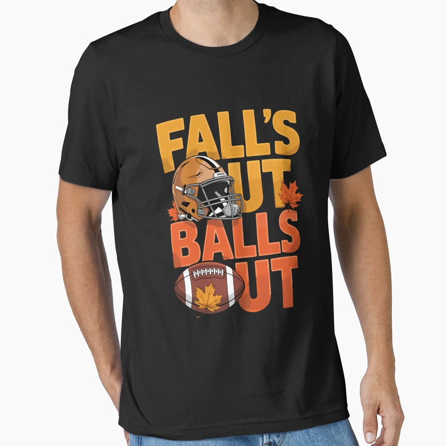 Football Fall Autumn T-Shirt - Casual Everyday Wear Unisex - T-Shirt, Sweatshirt, Hoodie