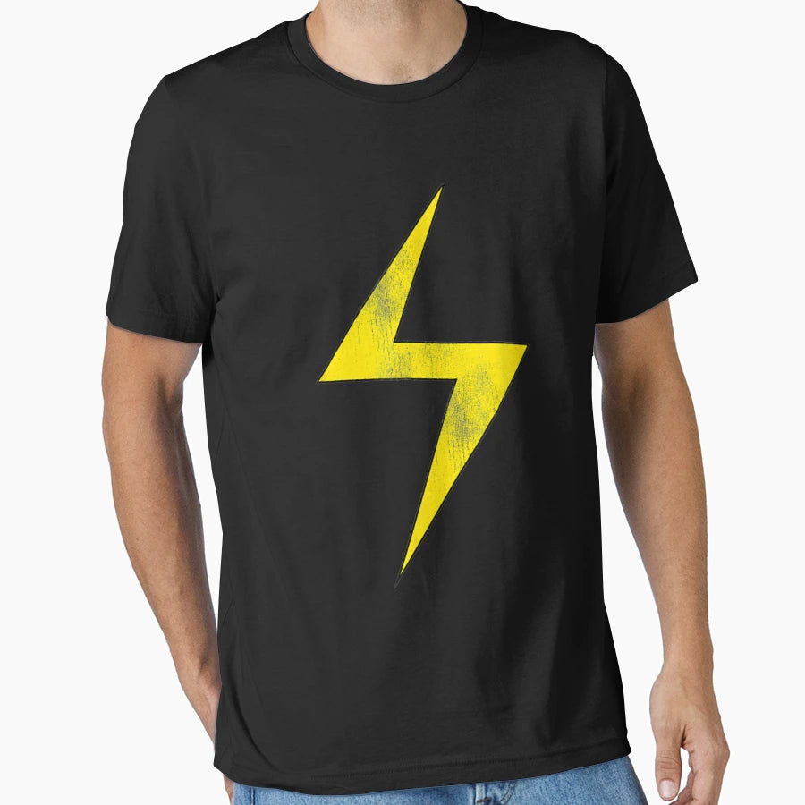 Ms Marve Lightning Bolt Icon T-Shirt - Unique Graphic for Adults - T-Shirt, Sweatshirt, Hoodie