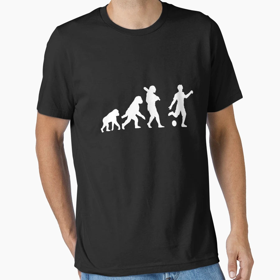 Evolution To Football T-Shirt - Casual Everyday Wear Men Women - T-Shirt, Sweatshirt, Hoodie