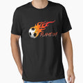 Flame Soccer Ball T-Shirt - Aesthetic Graphic Unisex - T-Shirt, Sweatshirt, Hoodie