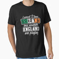 Copy Rugby Gift I Support 2 Teams T-Shirt - Casual Everyday Wear Unisex - T-Shirt, Sweatshirt, Hoodie