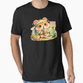 Coffee Football Hamster Kawaii Match T-Shirt - Trendy Graphic for Adults - T-Shirt, Sweatshirt, Hoodie