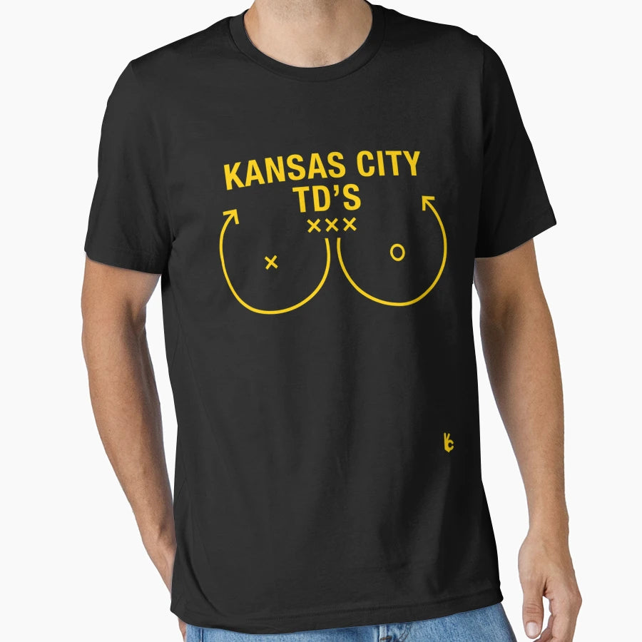 Kansas City Touchdown T-Shirt - Graphic Print Unisex - T-Shirt, Sweatshirt, Hoodie