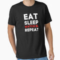 Eat Sleep Watch Bl Repeat T-Shirt - Fun Novelty Design Unisex - T-Shirt, Sweatshirt, Hoodie