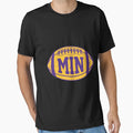 Min Football Purple T-Shirt - Graphic Print Men Women - T-Shirt, Sweatshirt, Hoodie