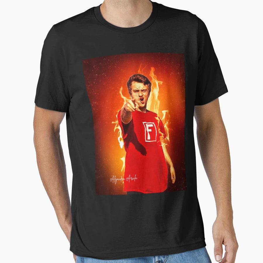 Funky J Fryer Fire T-Shirt - Casual Everyday Wear for Adults - T-Shirt, Sweatshirt, Hoodie