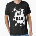 Number One Dad T-Shirt - Custom Art Print Unisex - T-Shirt, Sweatshirt, Hoodie