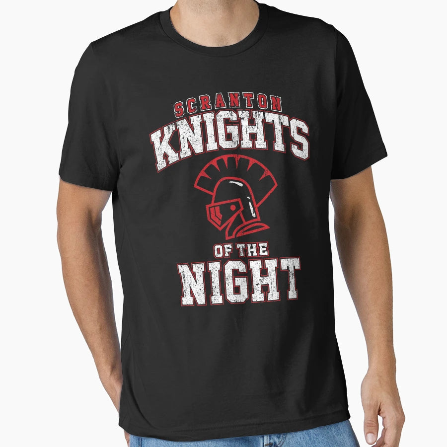 Scranton Knights Night T-Shirt - Fun Novelty Design Unisex - T-Shirt, Sweatshirt, Hoodie