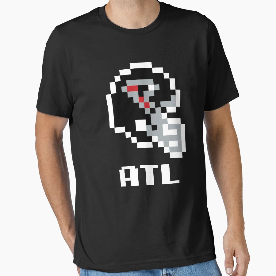 Atlanta Falcons Tecmo Super Bowl T-Shirt - Custom Art Print for Adults - T-Shirt, Sweatshirt, Hoodie