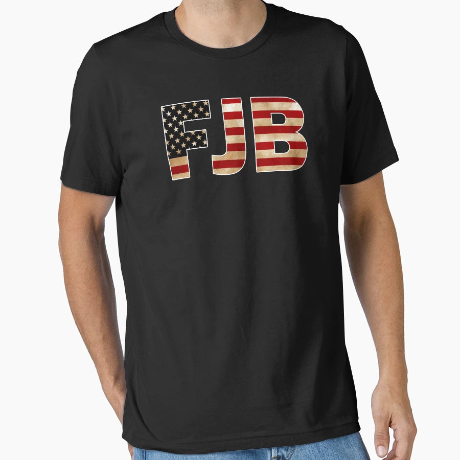 F J B America Flag T-Shirt - Fun Novelty Design Unisex - T-Shirt, Sweatshirt, Hoodie