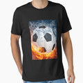Soccer Wallpaper T-Shirt - Novelty Apparel for Adults - T-Shirt, Sweatshirt, Hoodie