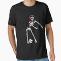 Pirate Skeleton Soccer Halloween T-Shirt - Novelty Apparel Men Women - T-Shirt, Sweatshirt, Hoodie