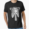 Soccer Heart Skeleton Rib Cage T-Shirt - Fun Novelty Design for Adults - T-Shirt, Sweatshirt, Hoodie