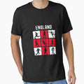 England Soccer English Football Support T-Shirt - Aesthetic Graphic Unisex - T-Shirt, Sweatshirt, Hoodie