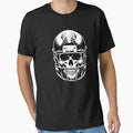 Football Helmet Skull T-Shirt - Custom Art Print Unisex - T-Shirt, Sweatshirt, Hoodie