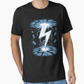 Lightning Lightning Thunderstorm T-Shirt - Custom Art Print Men Women - T-Shirt, Sweatshirt, Hoodie