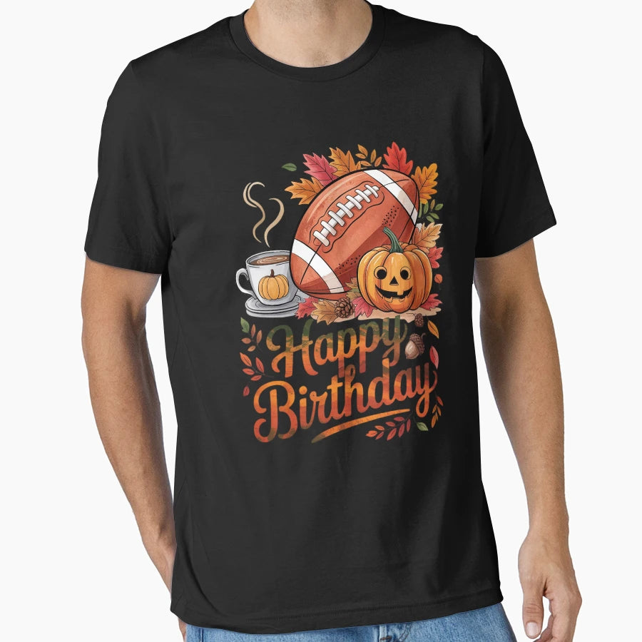 Tis Season Football Pumpkin Spice T-Shirt - Streetwear Style for Adults - T-Shirt, Sweatshirt, Hoodie
