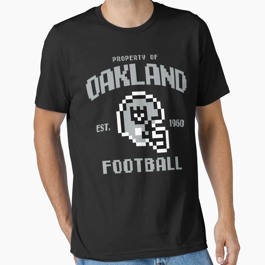 Property Oakland Raiders Football T-Shirt - Casual Everyday Wear Unisex - T-Shirt, Sweatshirt, Hoodie