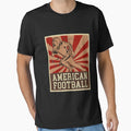 Funny American Football Football Lover T-Shirt - Graphic Print Unisex - T-Shirt, Sweatshirt, Hoodie