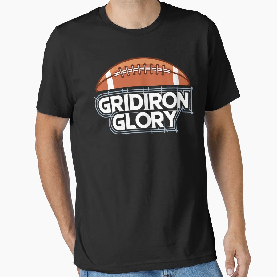 Gridiron Glory T-Shirt - Fun Novelty Design for Adults - T-Shirt, Sweatshirt, Hoodie