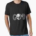 God Skull Floral Gothic Art T-Shirt - Graphic Print Men Women - T-Shirt, Sweatshirt, Hoodie