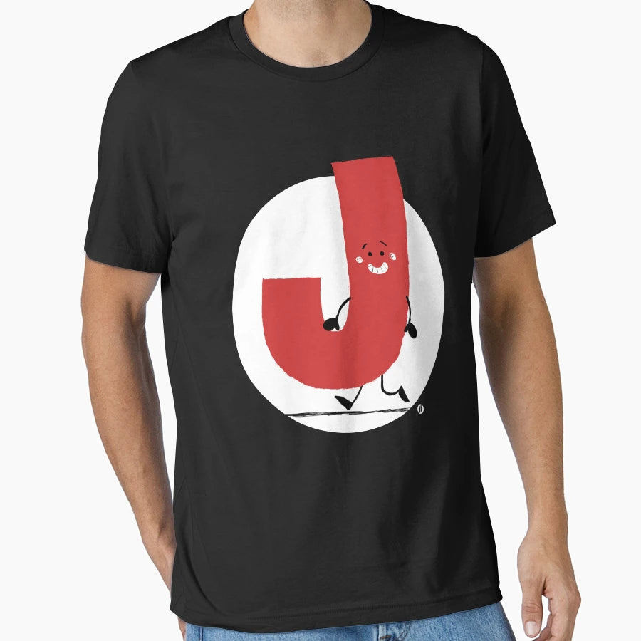 Letter J Alphabet Name Begins J T-Shirt - Fun Novelty Design Men Women - T-Shirt, Sweatshirt, Hoodie
