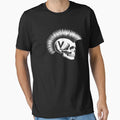 Punk Rock Skull Mohawk Rock Fan Music T-Shirt - Minimalist Print Unisex - T-Shirt, Sweatshirt, Hoodie