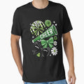 Green Cheer Football Game Day Coquette Bow T-Shirt - Novelty Apparel Unisex - T-Shirt, Sweatshirt, Hoodie
