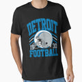 Detroit Football Est 1930 Helmet T-Shirt - Streetwear Style for Adults - T-Shirt, Sweatshirt, Hoodie