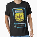 Argentina 70S Faded Soccer 1 T-Shirt - Aesthetic Graphic for Adults - T-Shirt, Sweatshirt, Hoodie