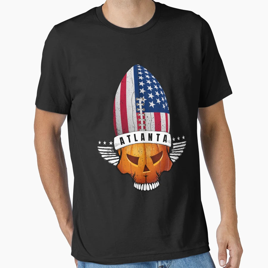 Pumpkin Halloween Party Gift Atlanta T-Shirt - Novelty Apparel for Adults - T-Shirt, Sweatshirt, Hoodie