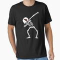 Halloween Dabbing Skeleton Football T-Shirt - Unique Graphic for Adults - T-Shirt, Sweatshirt, Hoodie