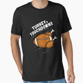 Turkey And Touchdowns Thanksgiving And T-Shirt - Trendy Graphic for Adults - T-Shirt, Sweatshirt, Hoodie