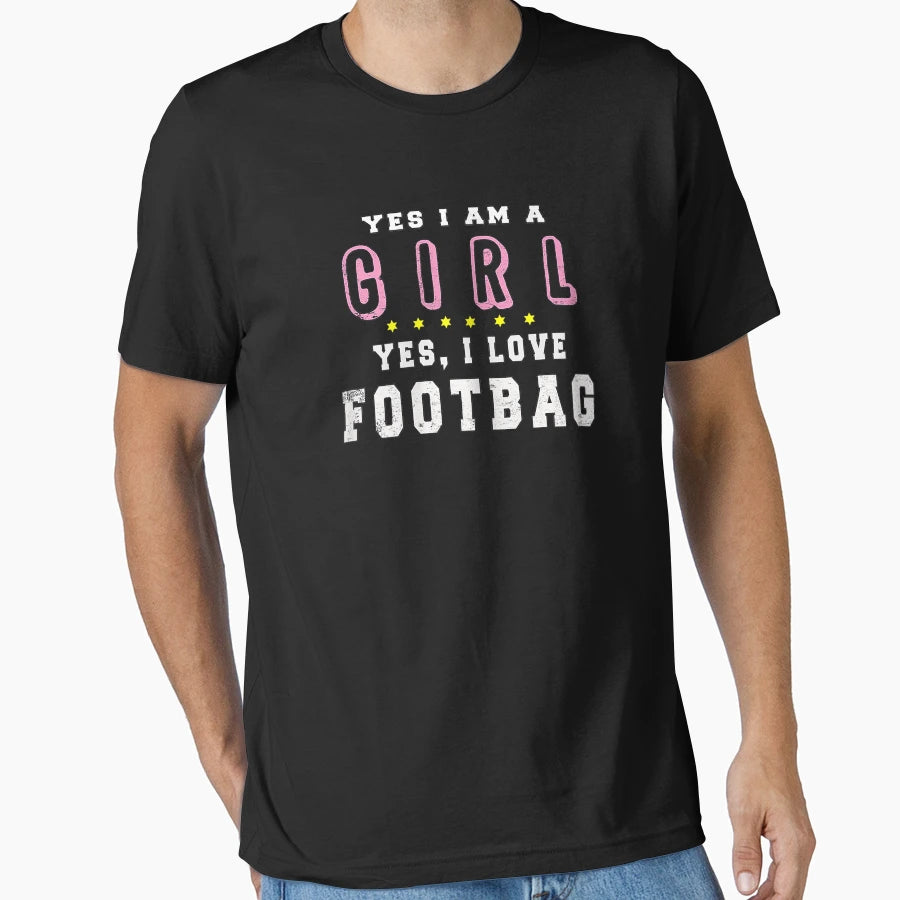 Womens Footbag Hacky Sack Juggling T-Shirt - Graphic Print Men Women - T-Shirt, Sweatshirt, Hoodie