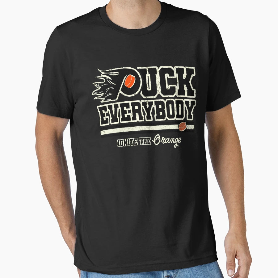 Puck Everybody Flyers T-Shirt - Unique Graphic for Adults - T-Shirt, Sweatshirt, Hoodie