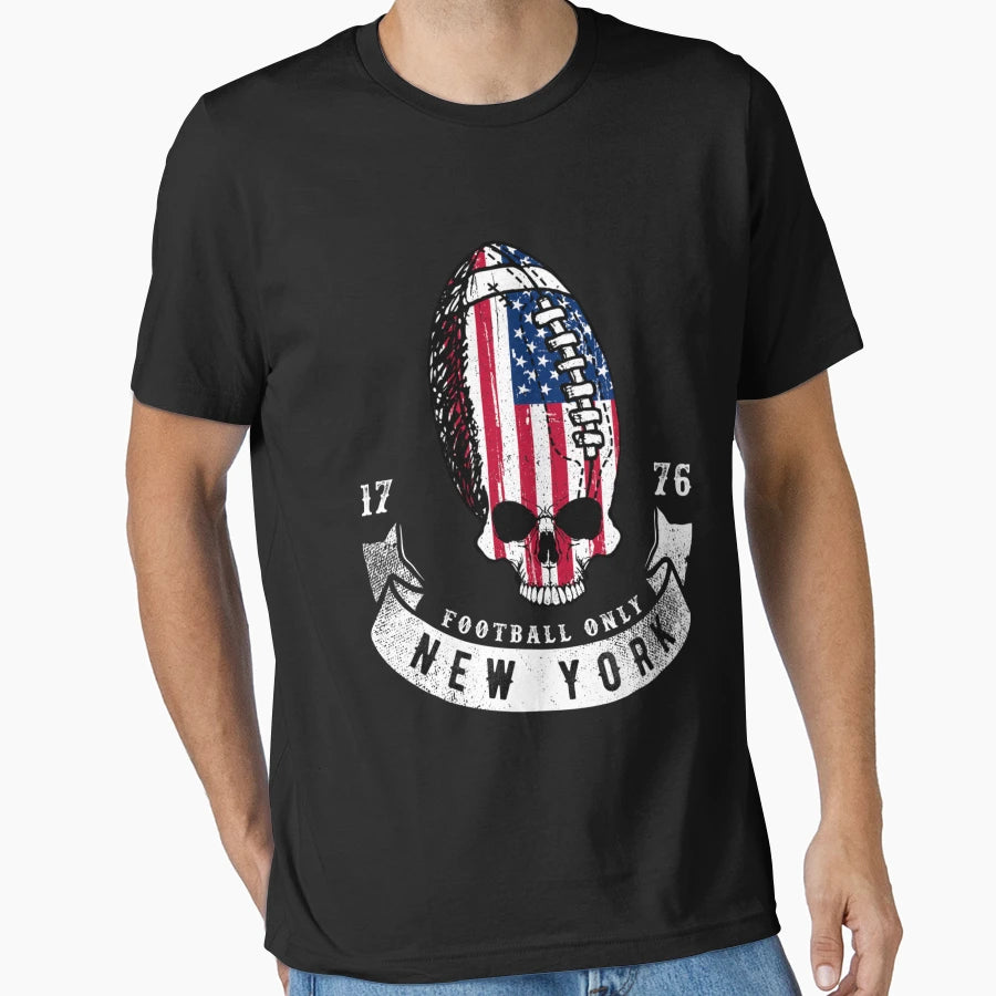 Funny New York American Football T-Shirt - Aesthetic Graphic for Adults - T-Shirt, Sweatshirt, Hoodie