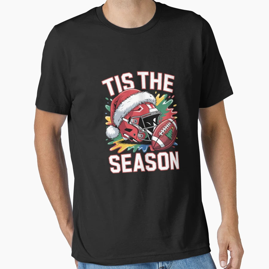 Tis Season Football Family Matching T-Shirt - Trendy Graphic Men Women - T-Shirt, Sweatshirt, Hoodie