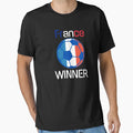 France Football Soccer Funny Flag T-Shirt - Fun Novelty Design for Adults - T-Shirt, Sweatshirt, Hoodie