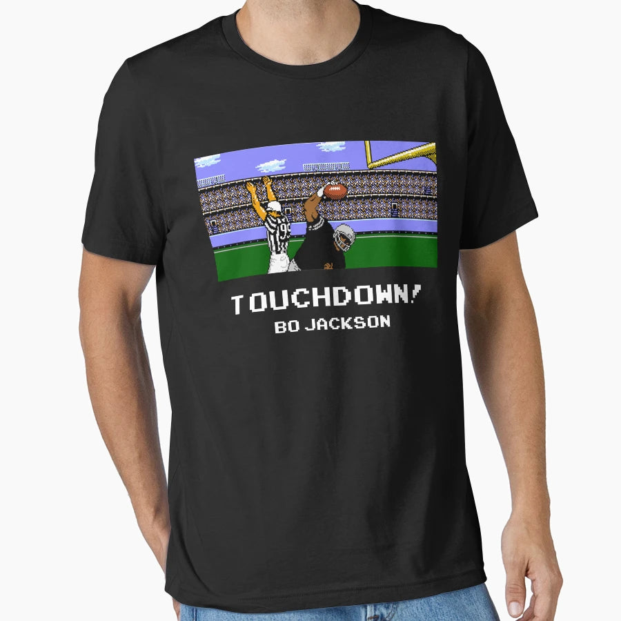 Touchdown Bo T-Shirt - Custom Art Print Men Women - T-Shirt, Sweatshirt, Hoodie